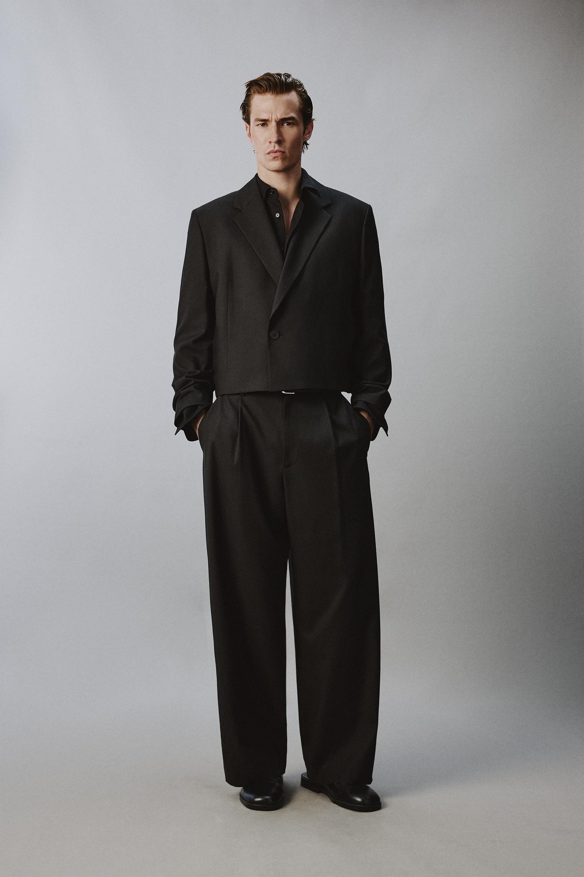CROPPED SUIT BLAZER